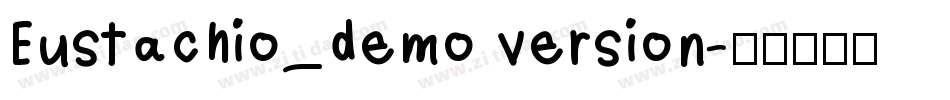 Eustachio_demo version字体转换